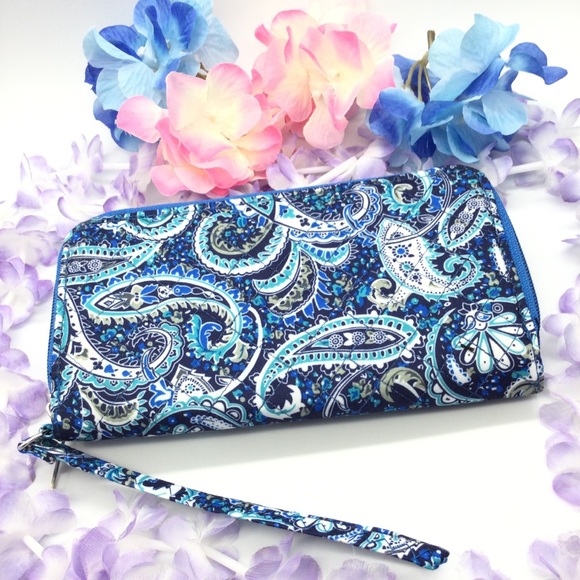 Ladies quilted wallet double zip new - Picture 3 of 9